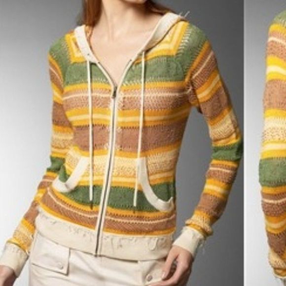 L.A.M.B. by Gwen Stefani Fishnet Hoodie - Picture 3 of 10